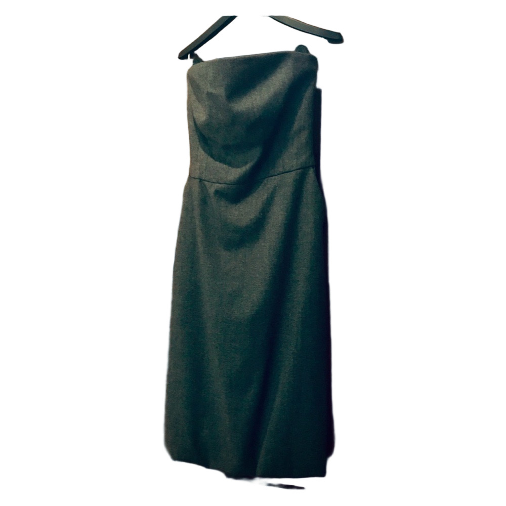 Club Monaco strapless, pocketed wool dress, Sz 10